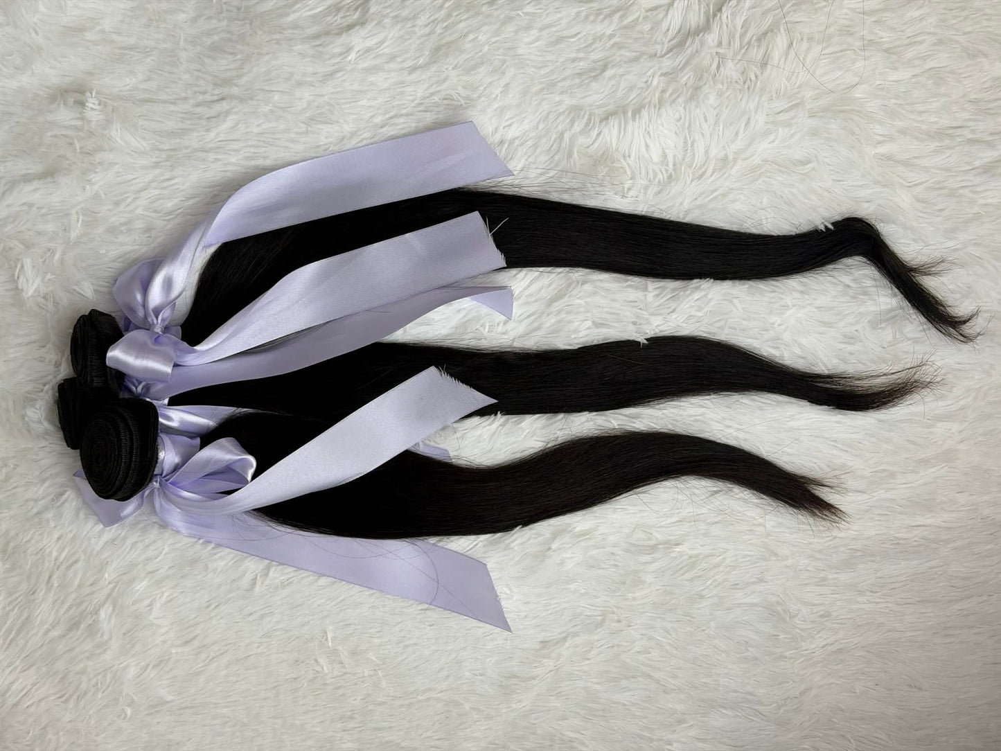 Soft Life Straight Hair Bundles Natural Color 1B