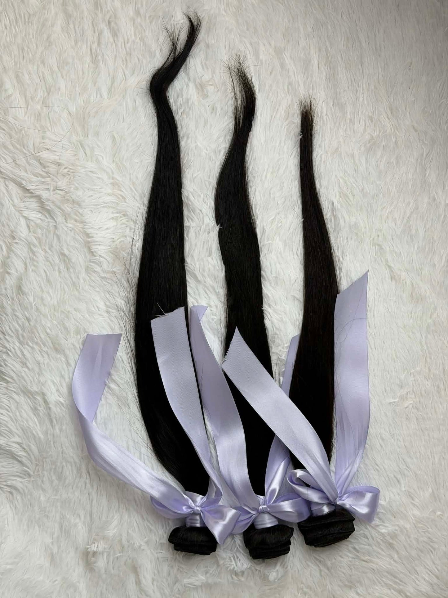 Soft Life Straight Hair Bundles Natural Color 1B